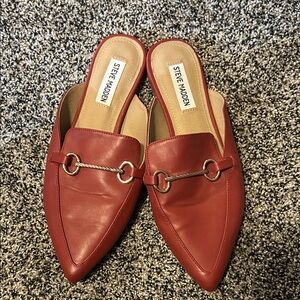 Steve Madden Women's Burgundy Mules